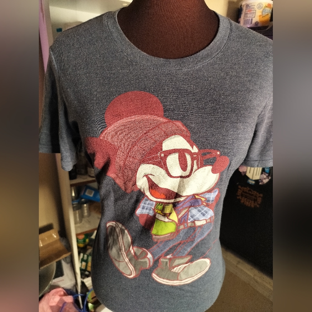 NWOT Disney Hipster Mickey Mouse Tee